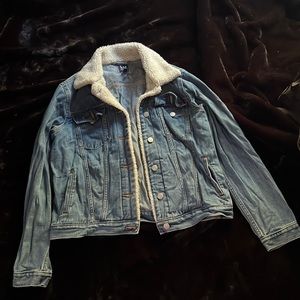 Gap kids denim jacket, size large